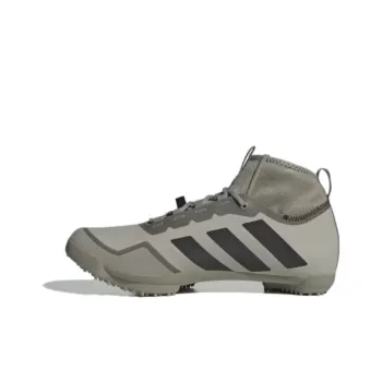 Adidas The Gravel Anti Slip Wear Resistant High Top Cycling Shoes Unisex Gray Green
