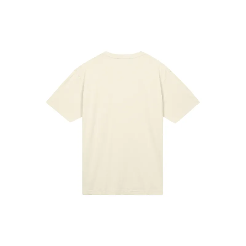 UNIQLO T Shirts Unisex Light Beige-1