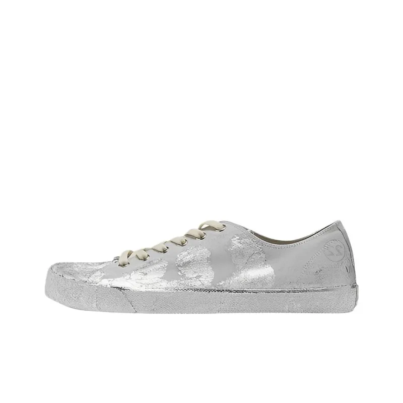 Maison Margiela Low Top Skateboard Shoes Men's Silver-0