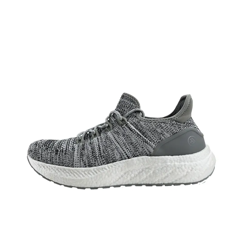 FREE TIE Wear resistant And Lightweight Low Top Running Shoes Men's Heather Gray-0