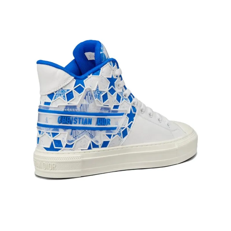 DIOR Walk'N'DIOR Star Bright Blue White DIOR Etoile Motif Women's-3