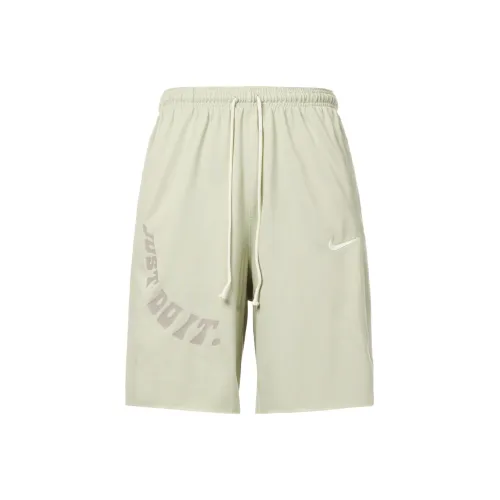 Nike Dri-Fit Casual Shorts Men Light Lime Gray