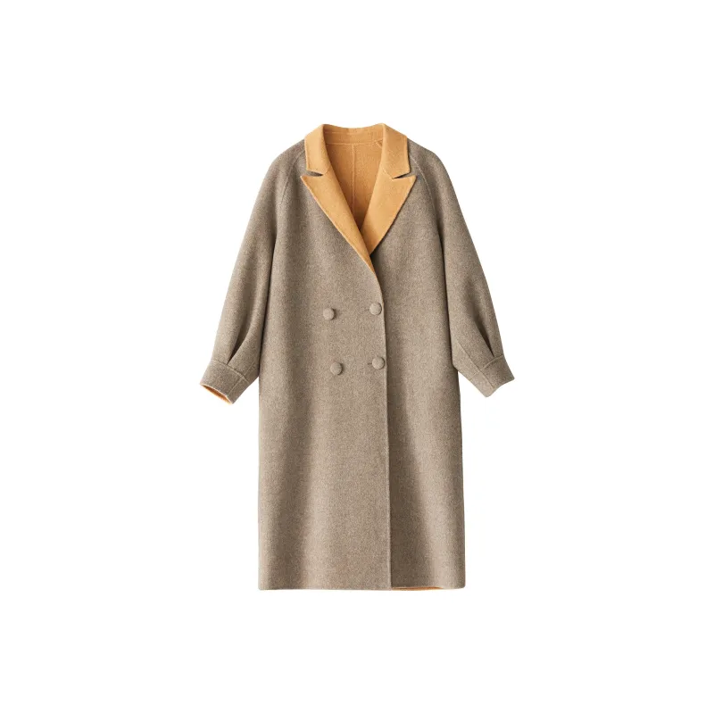 MIIDII Mid-Length Velvet Coat Women's-4