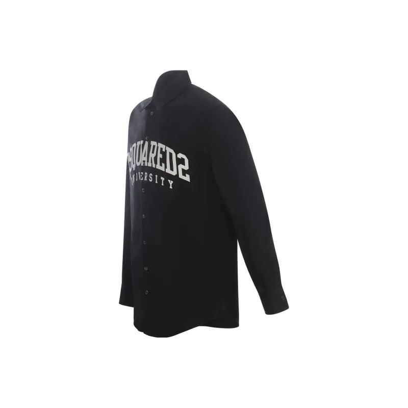 Dsquared2 Logo Printed Long Sleeved Shirt-2