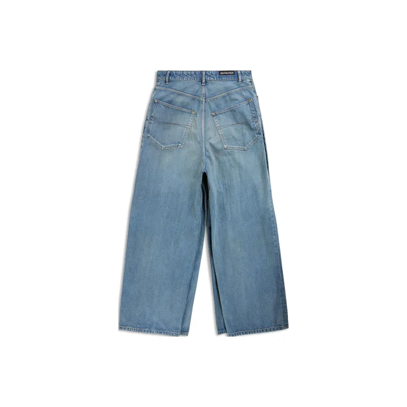 Balenciaga FW23 Jeans Loose Fit Style Unisex Blue-1