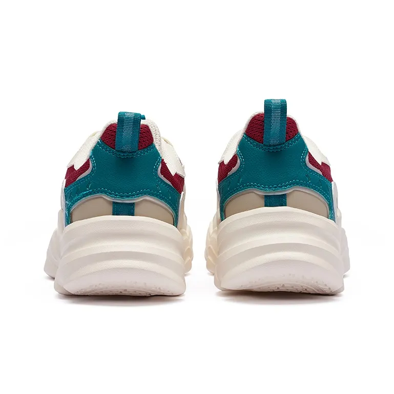 361° Anti-Slip Wear-Resistant Low-Top Padded Casual Shoes Men's Advanced Red-3