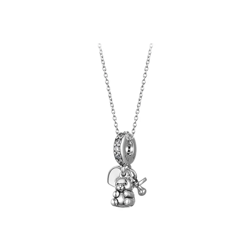 Pandora 925 Sterling Silver Necklaces Women's Silver-1
