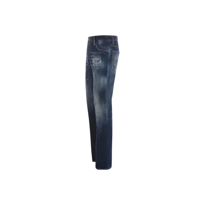 DSQUARED 2 Paint Splash Detailed Distressed Jeans-2
