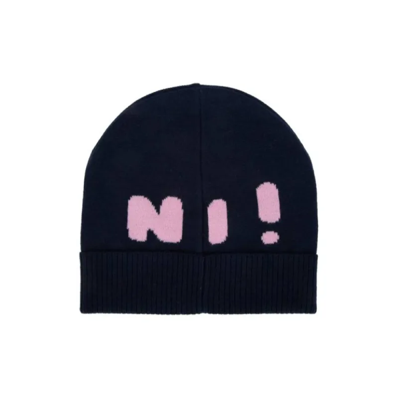 MARNI Logo Intarsia Knitted Beanie-1