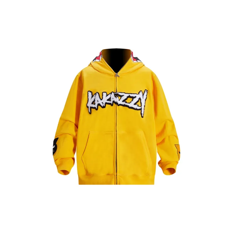 KAKAZZY Sweatshirts Unisex Yellow-3