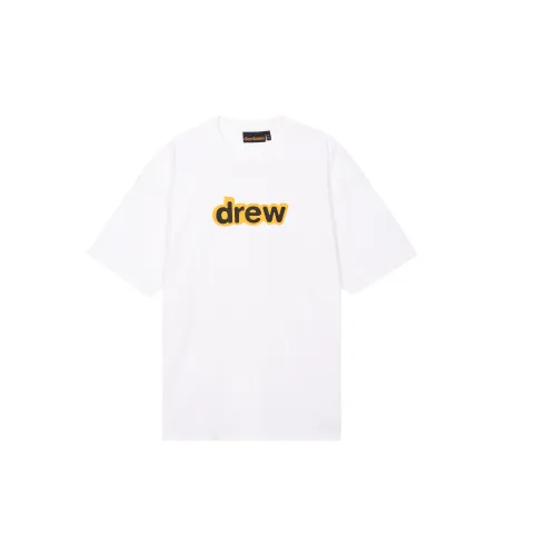 Drew House Letter Logo Series T-Shirts Unisex White