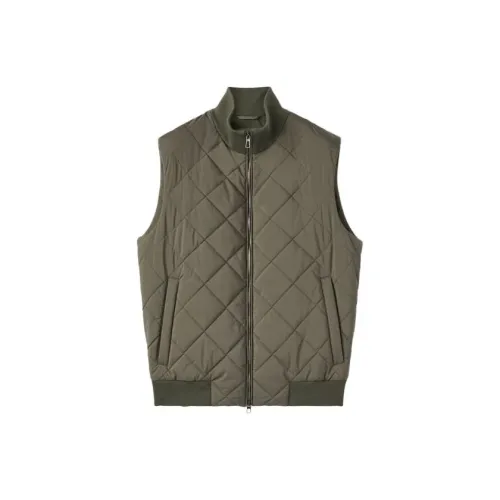 Loro Piana Vests Men Dark Green