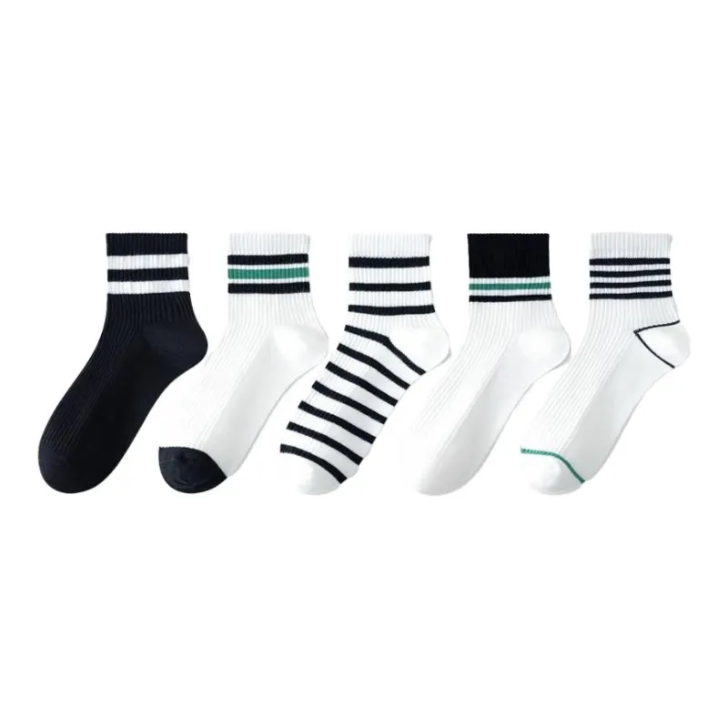 MIIOW SS23 Mid Calf Socks Men's 5 Pack-2