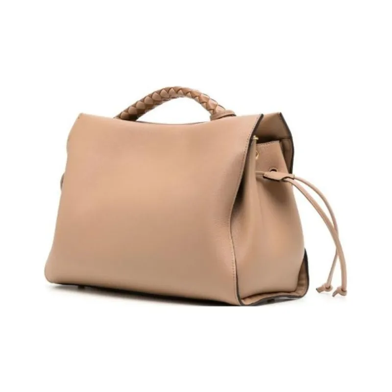 Mulberry Cow Leather Shoulder Bag Crossbody Bag Handbag Women's Maple-1