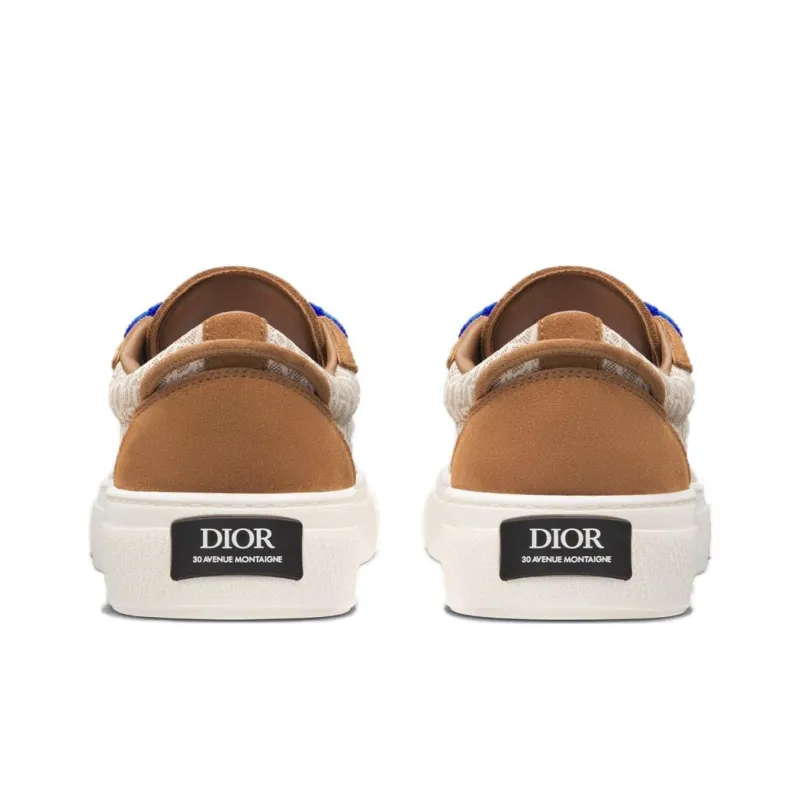 DIOR B33 Sneaker Brown Cream Oblique Jacquard-4