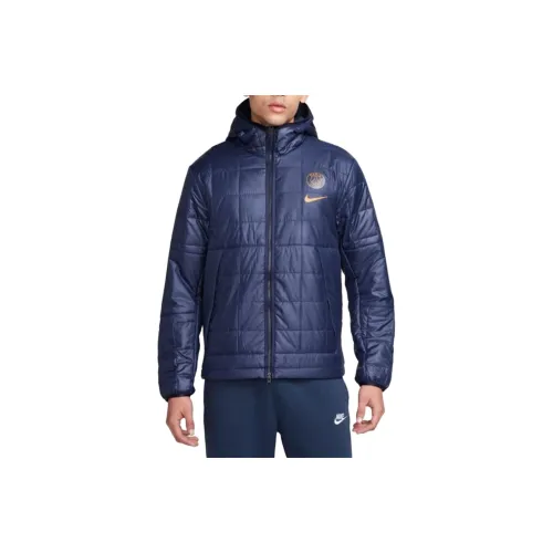 Nike Puffer Jackets Men Navy Blue