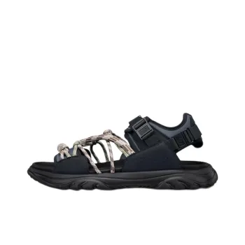 DIOR H Town Sandal Black Gray Brown