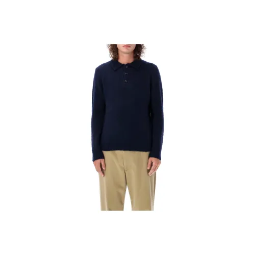 ASPESI Knitted Wool Polo Shirt