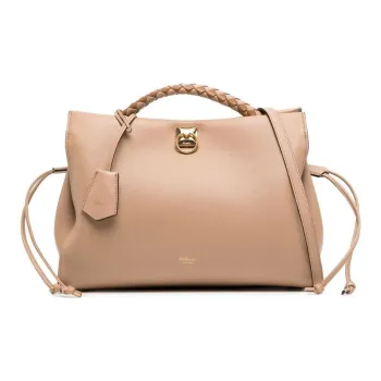Mulberry Cow Leather Shoulder Bag Crossbody Bag Handbag Women's Maple