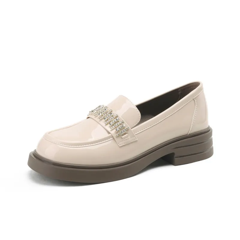 JOSINY Loafers Women's Low Top Brown-7