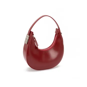 VENOF Cow Leather Crescent Bag, Shoulder Bag, Crossbody Handbag Women's Multicolor