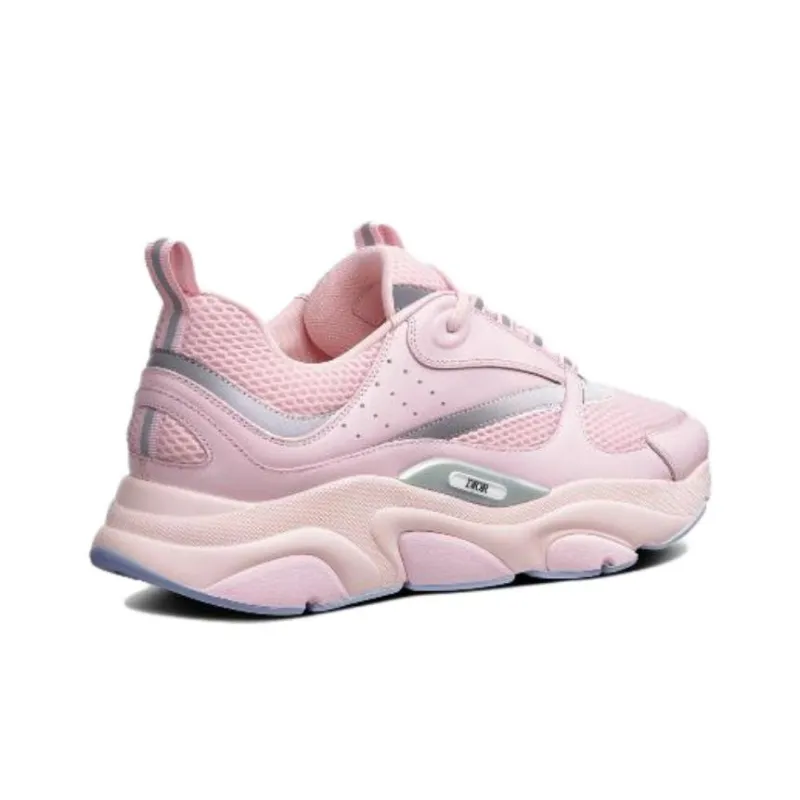 DIOR B22 Pink Technical Mesh Pink Silver-2