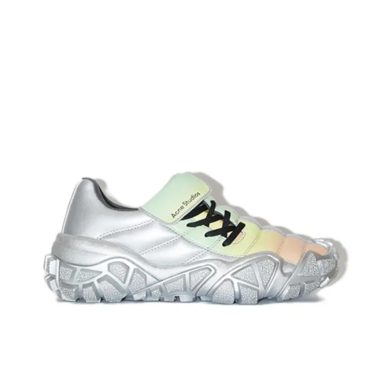 Acne Studios Wear Resistant Low Top Casual Shoes Women's Gray Green-1