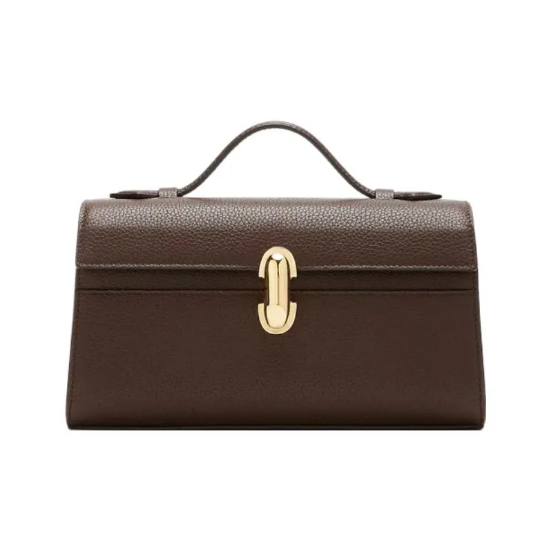 SAVETTE Calfskin Handbag Regular Women's Coffee-0