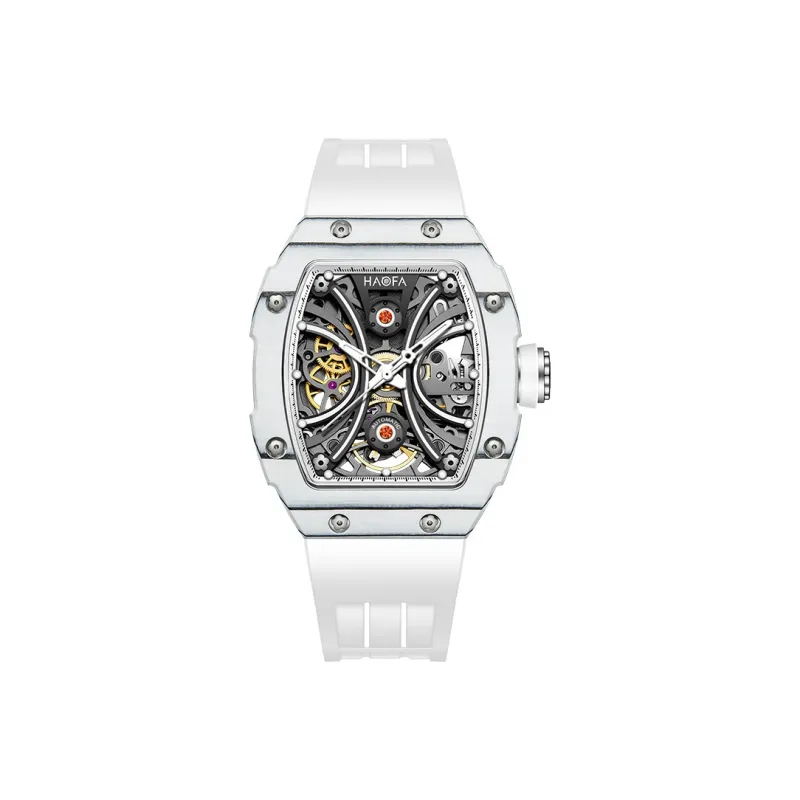 HaofaTourbillon 1909L 1 Mechanical Movement Watch Women's Watch Cut Out Dial-3