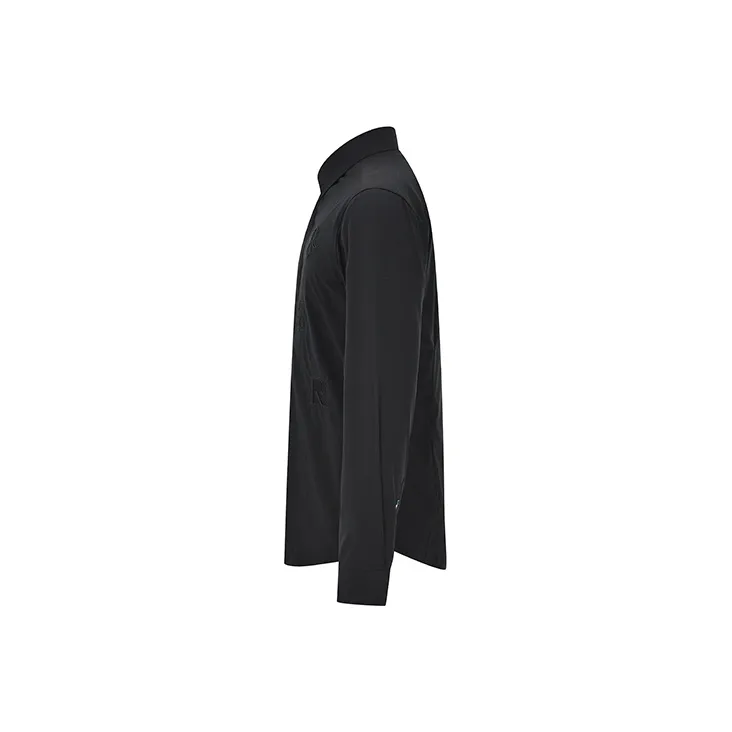 RARE Long Sleeved Shirt Men's Black-2