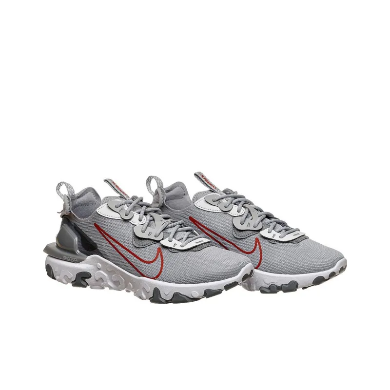 Nike React Vision Light Smoke Grey University Red-2