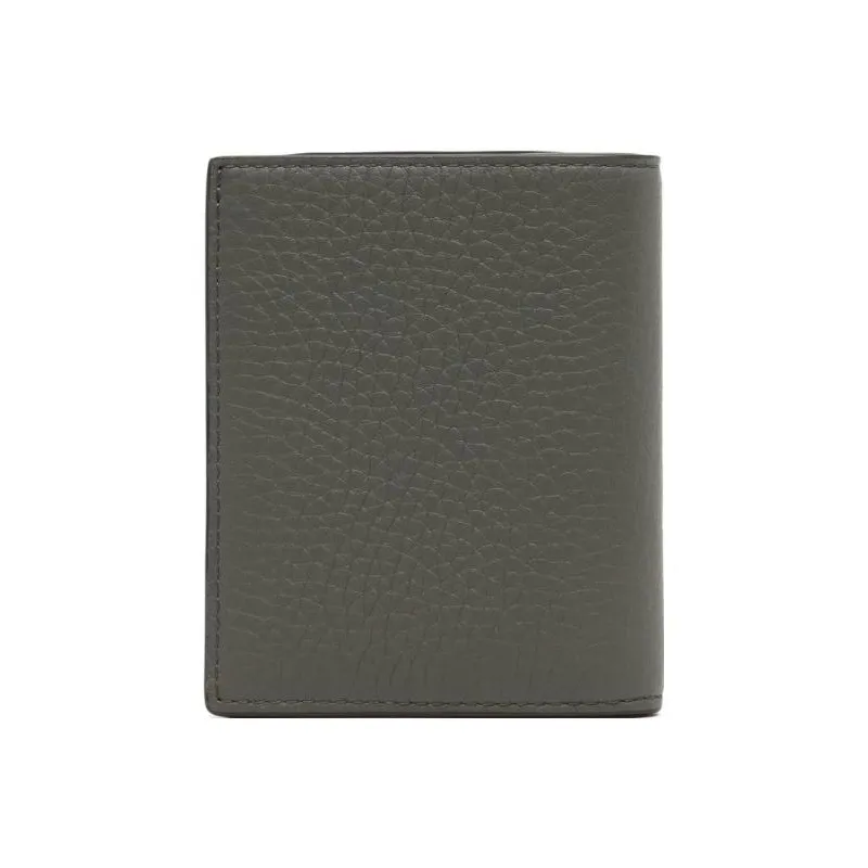 Mulberry Calfskin Wallet Men's Gray-1