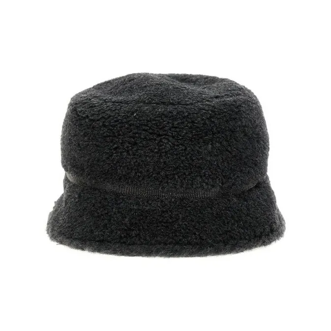 Brunello Cucinelli Wool Cashmere Nylon Bucket Hats Women's Gray-0