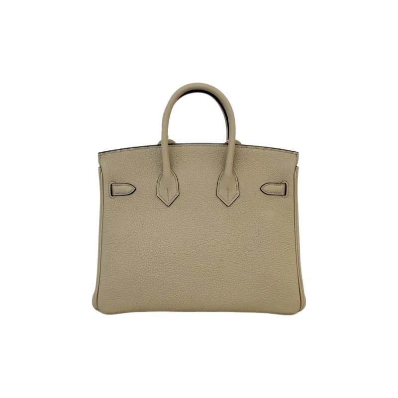 HERMES Birkin Togo Calfskin Birkin Bag Handbags Women's Trench Coats Gray Lining & Rhododendron Red-1