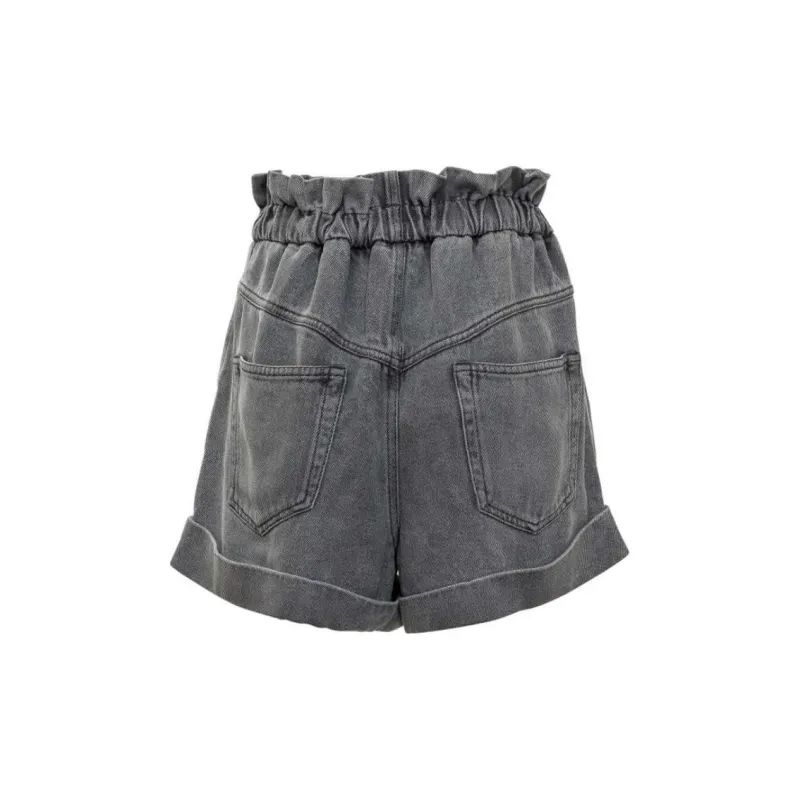 ISABEL MARANT ETOILE Denim Shorts Women's Gray-1