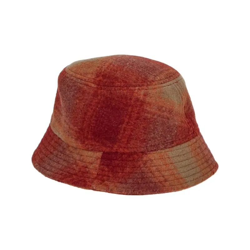 ISABEL MARANT Haley Checked Bucket Hat-2