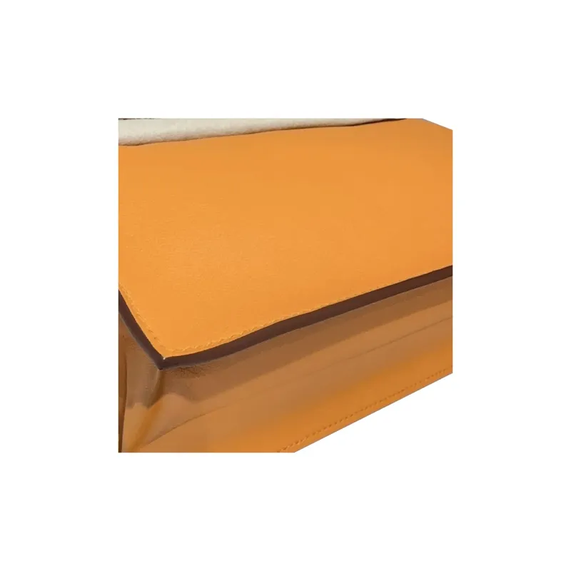 HERMES Kelly Danse Swift Calfskin One Shoulder Crossbody Clutches Regular Women's I9 Abricot Apricot-5
