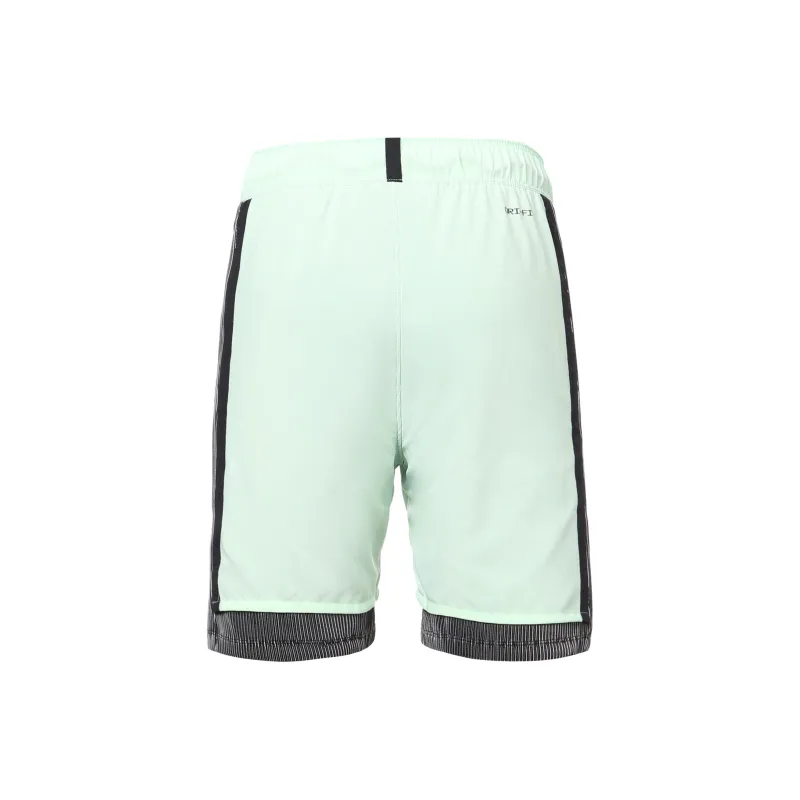 Jordan Logo Micro Mark Lacingblock Casual Shorts Mint Green-2