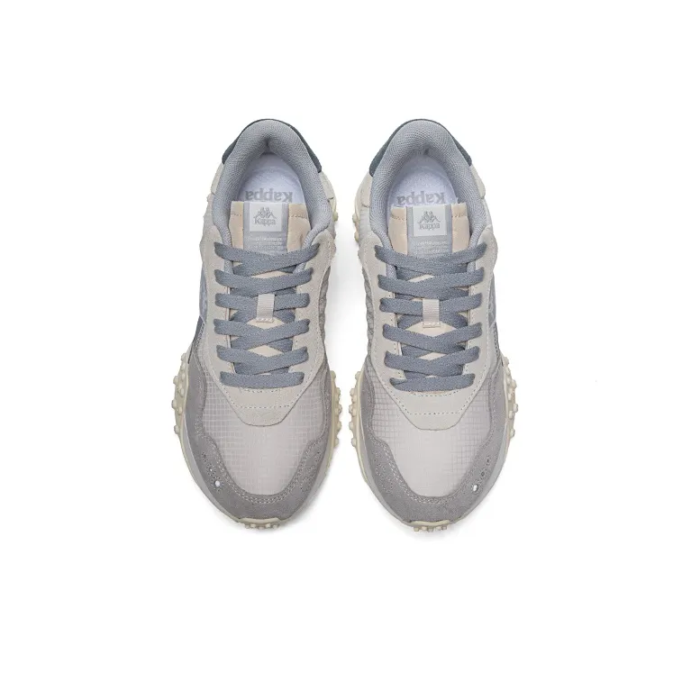 Kappa Anti-Slip Wear-Resistant Low-Top Casual Shoes Unisex Gray-3