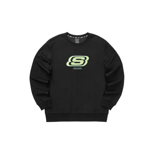 Skechers Colorful Sweatshirts Unisex Carbon Black