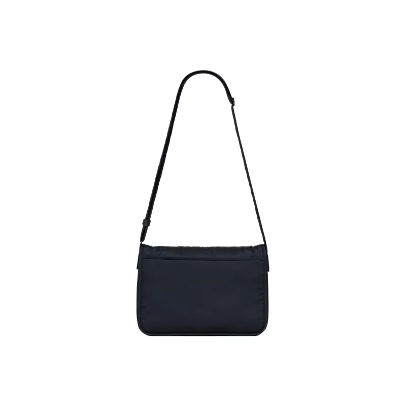 SAINT LAURENT Niki Polyamide Messenger Bag, Crossbody Bag, Shoulder Bag Men's Dark Blue-4
