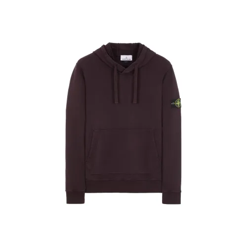 STONE ISLAND Sweatshirts Men Burgundy