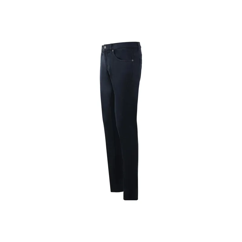 Dondup Logo Plaque Straight Leg Jeans-2