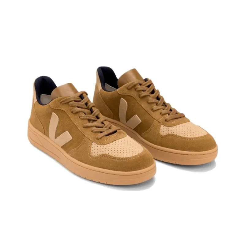 VEJA V-10 Suede Camel Desert-3