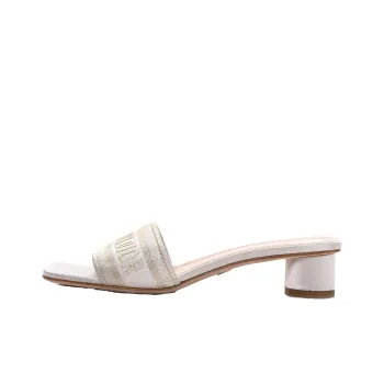 DIOR Dway Slide Slippers 3.5cm Women's Gold