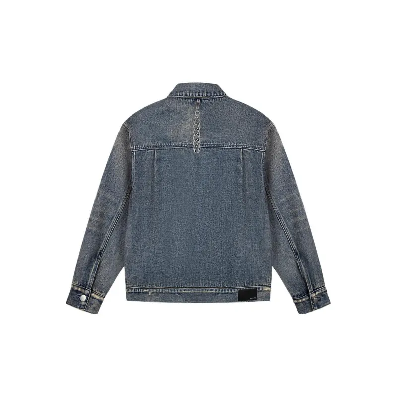 Unawares. Denim Jackets Men Blue-1