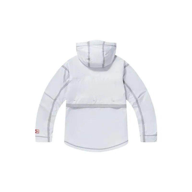 Columbia Outdoor Hiking Water Resistant Windproof Breathable Rainproof Windbreaker Jacket Women's Gray-1
