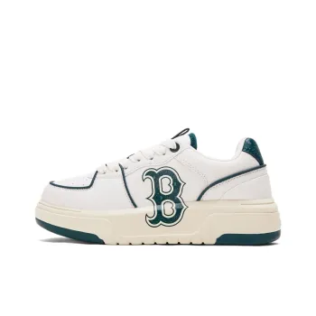 MLB Chunky Liner Low Top Skateboard Shoes Unisex Beige Green