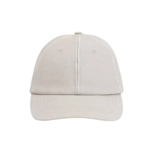 Bottega Veneta Cotton Baseball Caps Men's White