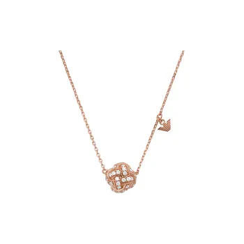 EMPORIO ARMANI Silver Necklaces Women's Rose Gold